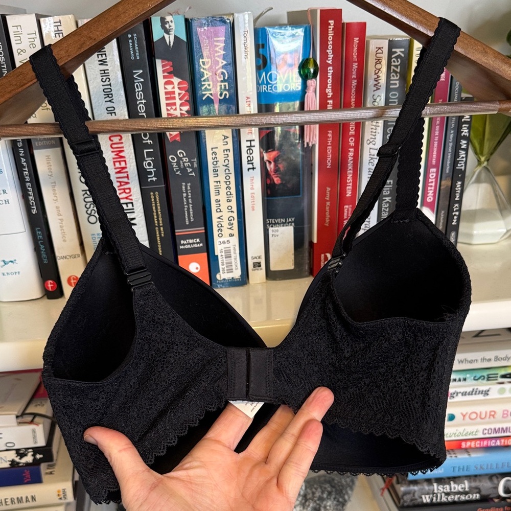 Bare Necessities Wireless Black Bra - image 5